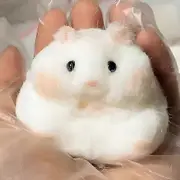 Jtgg Handmade Taba Squishy Little Hamster Silicone Squeeze Toy for Stress Relief Cute Hamster Toy Gifts