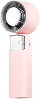 Generic Portable Handheld Fan USB Rechargeable Folding Fan for Outdoor Travel (Pink)