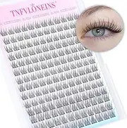 Natural Lash Clusters Wispy Eyelash Extension 168Pcs Cluster Lashes Extensions Natural Individual Lashes 9-12mm Eyelash Clusters DIY Korean False Eyelashes by TNFVLONEINS