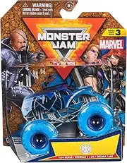 Monster Jam, Marvel Official S.H.I.E.L.D. Monster Truck, Die-Cast Vehicle, 1:64 Scale, Super Hero Kids Toys for Boys Ages 3 and up