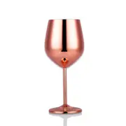 520Ml Stainless Steel Goblet Cocktail Cup Copper WIne Moscow Mule Copper Mug