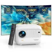 [Electric Focus]Mini Projector with 5G WiFi and Bluetooth 5.2,YABER 18000 Lumen