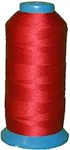 Bonded Nylon Sewing Thread #207 T210 1000yds for Outdoor, Leather (Red)