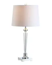 JONATHAN Y Designs Foster 28.25in Crystal LED Table Lamp