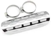 Custom Exhaust Heat Shield Perforated Style fits Harley Davidson 1.75-inch Pipe.