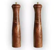 Wooden Salt and Pepper Grinder set, Acacia Wood Salt and Pepper Grinders