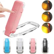 LED USB Rechargeable Book Reading Light Brightness Adjustable Eye Protection Cli