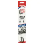 Eagle Claw Lazer Sharp Baitholder Snells Fishing Hooks pack of 6 ct - Size 2 4 6