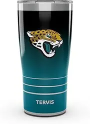 Tervis Traveler NFL Jacksonville Jaguars - Ombre Triple Walled Insulated Tumbler Travel Cup Keeps Drinks Cold & Hot, 20oz, Stainless Steel