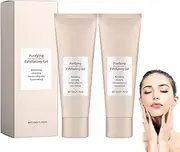 Purifying Exfoliating Gel, Exfoliating Face Scrub, Deeply Cleansing and Moisturizing, Softens Dead Skin, Removes Dirt & Oils, Rejuvenating Facial Care, Peeling Gel Deeply Cleansing (2pcs)