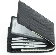 RFID Blocking Card Wallet Minimalist Clutch Wallets Carbon Fiber Slim Card Holde