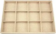 LeoLeoxx 12 Grid Stackable Jewelry Organizer
