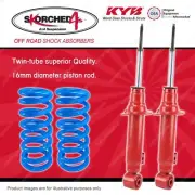 Front KYB SKORCHED 4'S Shocks Raised Coil Springs for MITSUBISHI Triton ML MN MQ (for: Mitsubishi)