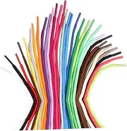 [BESPORTBLE] Colored Shoelaces Sport Lacing Sneaker Laces Elastic Shoelaces Colorful Shoes Lace Thick Round Laces Running Shoes Shoe Laces Round White Sneakers Shoe Laces for Sneakers