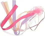PAMINGONO Colorful Bike Handlebar Streamers Scooter Tassel Ribbons Easy to Install Decorative Accessories for Boys and Girls and Scooters Fun and Bright Design for Enhanced Aesthetics
