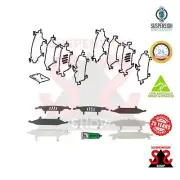 Front Axle Accessory Kit, Disc Brake Pad Suit TOYOTA Echo 1.5 (NCP12_, NCP12R) (for: Toyota)