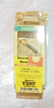 OLDHAM VIPER Template #215 ROUTER BIT ROUND NOSE Part #140-4-RON