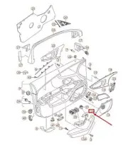 AUDI A6 C7 Front Left Door Upper Handle Shell LHD 4G1867171A6PS NEW GENUINE