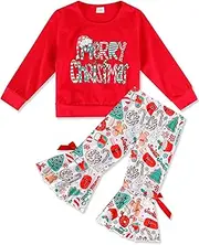 [DAKEIK] Baby Girl Valentines Day Outfit 0-3 Months Baby Girl Outfit Red Ruffle Long Sleeve 11piece Set, Brown