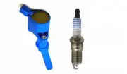 1+ Ignition Coils All Blue & 1+Motorcraft Plat. Spark Plug 97-1999 FORD F-250 (for: Ford)