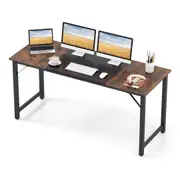 Costway 160cm Computer Desk Metal Frame Laptop PC Writing Table Rectangle Home Office Conference Table