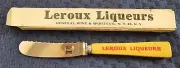 VTG Leroux Liqueurs Knife Celluloid Handle Original Box Pretty!