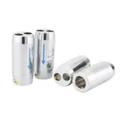 4x 46mm Aluminium HiFi Audio Speaker Pants Y Splitter for RCA Bi-Wire DIY