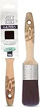 Axus Decor Paint Brush - 1.5 Inch, Silk Touch Ultra Painting Brush, Filaments & Birchwood Handle - for Walls, Ceilings, Wood & Metal - Anti-Rust Stainless Steel - Next Generation Brush