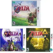 The Legend of Zelda Ocarina of Time 3D & Majora's Mask 3D &A Link Between Worlds