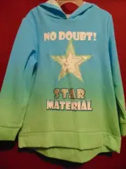 NO DOUBT! STAR MATERIAL Extremely Me Girls Hoodie Sweatshirt Size 4 NEW