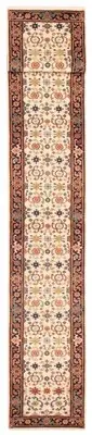 Vintage Hand-knotted Runner Rug 2'6" x 21'4" Traditional Wool Carpet