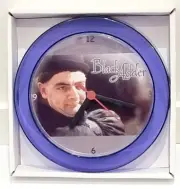 Black Adder 7" Purple novelty wall/desk clock Brand New Rowan Atkinson