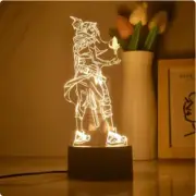 Anime Valorant 3d Lamp LED Night Light Game Room Decor Toys Figures Jett