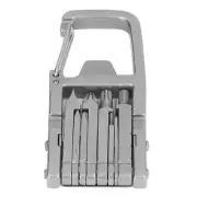 Keychain Multitool Folding Multi Tool Stainless Steel Screwdriver Bit Tool New
