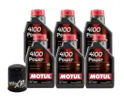 6L Motul 4100 POWER 15W50 Wix XP Filter Engine Motor Oil Change Kit API SL/CF