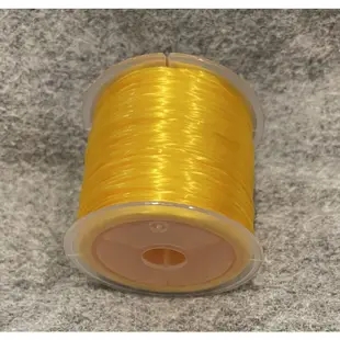 日本金標 黃色蠶絲線 水晶線 彈力線 約60米 DIY手作材料必備