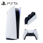 【SONY 索尼】PS5 數位版主機 + 充電座