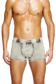 [Diesel] Diesel - Denim-effect boxer briefs - Trunks - Man - Grey L Grey