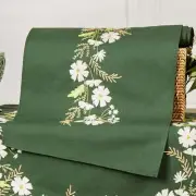 Vervaco® White Floral Table Runner Stamped Embroidery Kit