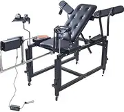 SAHOOSAFETY Gynecological Chair Sm Sex Furniture Metal Bed Restraint Frame Fuck Machine BDSM Pillory Bondage Sex Machine Punish Sex Chair Sex Toys for Men and Women(B)