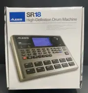 Alesis SR-18 Drum Machine High Definition Stereo Drum Machine New Open Box
