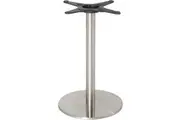Bolero Stainless Steel Round Table Base - Cafe Table Bases (U552) - U552