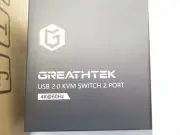 GREATHTEK KVM Switch HDMI Dual Monitor 2 Port, 4 USB 2.0 GHT-S7212H2-U2