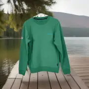 NWT Patagonia Women's M Fitz Roy Icon Uprisal Crew Sweatshirt Green Mens S