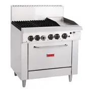 Thor 4 Burner Natural Gas Oven Range with Griddle Plate - Oven Ranges (GH102-N) - GH102-N