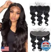 Body Wave 13x4 Transparent Lace Frontal Closure 150% Density Brazilian Human