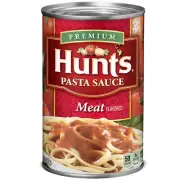 Hunt's Meat Flavored Pasta Sauce, 100% Natural Tomato Sauce, Spaghetti Sauce, 24