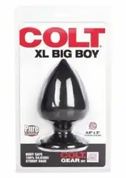 Colt - Big Boy Silicone XL Butt Plug Black