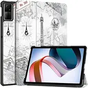 [FZZSZS] Tablet PC Case for Samsung Galaxy Tab S9 FE+ 5G,Tablet Case Cover with Lightweight Trifold Stand Case for Samsung Galaxy Tab S9 FE+ 5G (12.4") - GX3