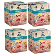 4 Pack - Quaker Instant Oatmeal Fruit & Cream, Variety Pack 1.05 oz., 40 pk.